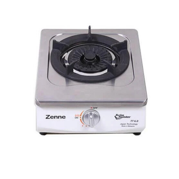 ZENNE 5.8kW SINGLE BURNER GAS COOKER - S/STEEL | KTC18